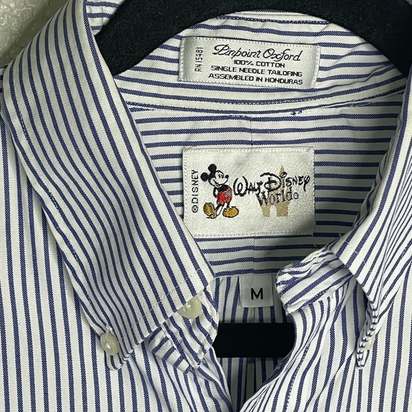 MICKEY MOUSE DISNEY Button Down Shirt SZ M - Picture 4 of 13